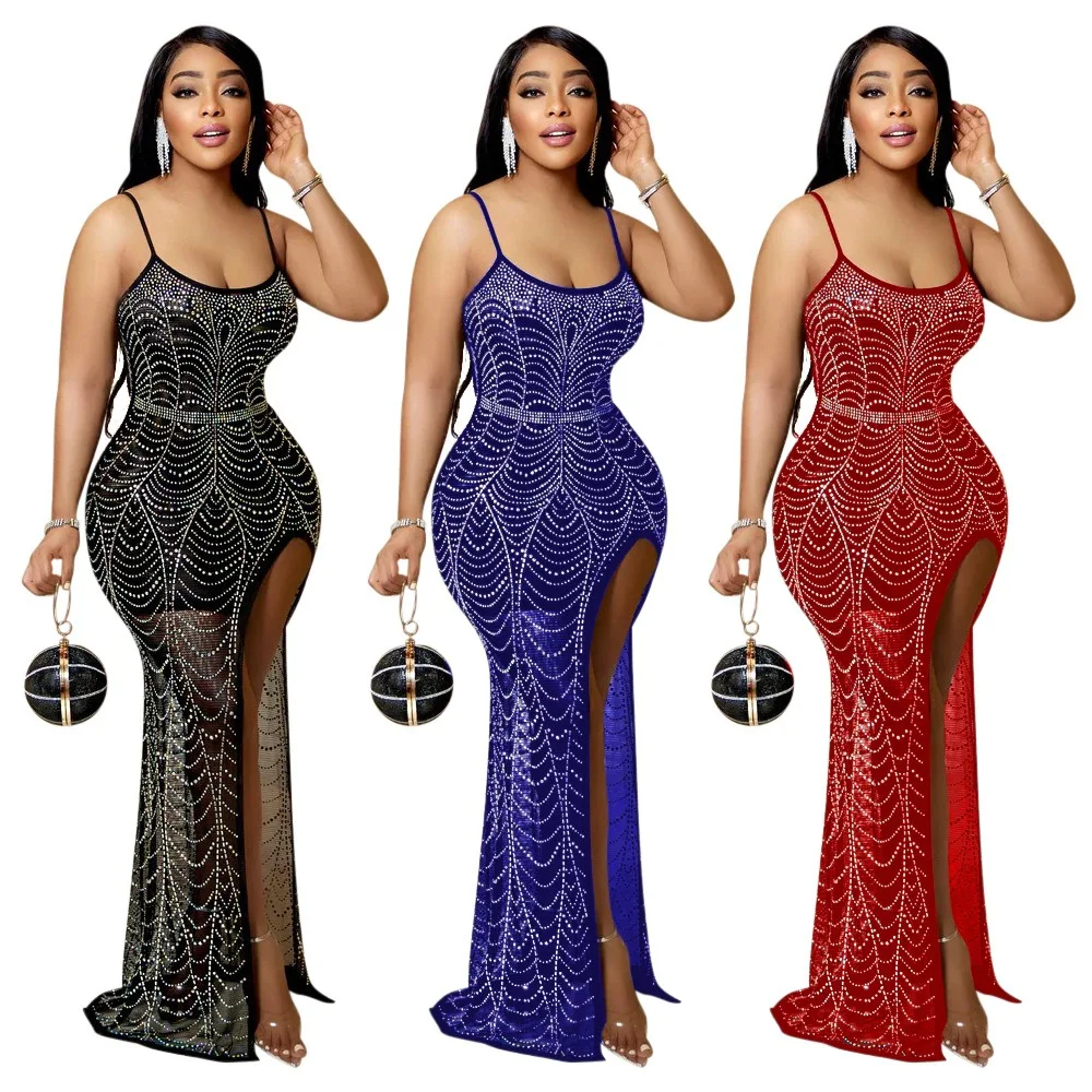 Sexy Nightclub Party Dance Gathering Club Banquet Strapless Rhinestone Split Leg Rhinestone Dress
Sexy Nightclub Party Dance Gathering Club Banquet Strapless Rhinestone Split Leg Rhinestone Dress