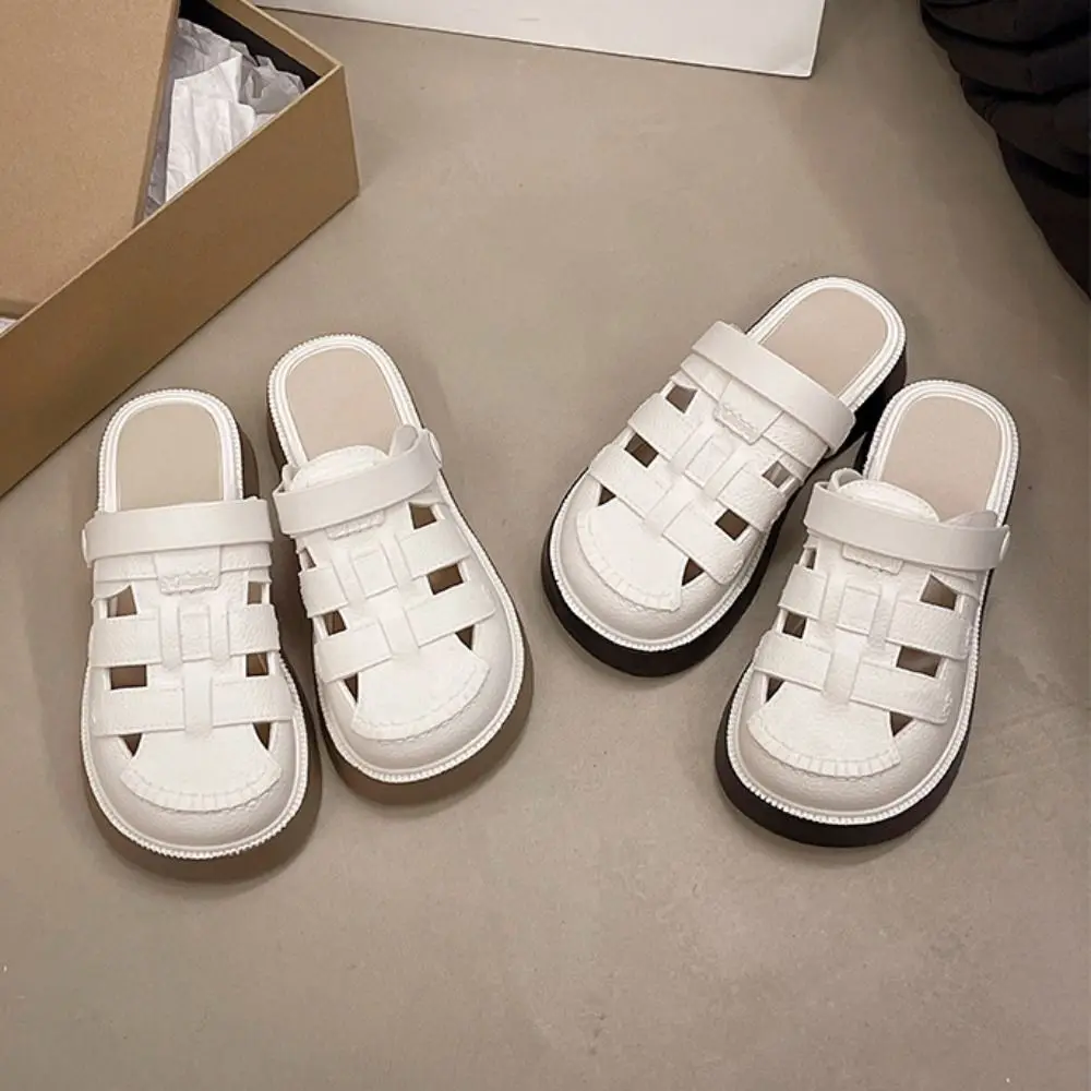Fashion Sweet Roman Sandal Sole Increase Ankle Strap Covered-toe Sandals Gladiator Casual Shoes Slippers Women Autumn
Fashion Sweet Roman Sandal Sole Increase Ankle Strap Covered-toe Sandals Gladiator Casual Shoes Slippers Women Autumn