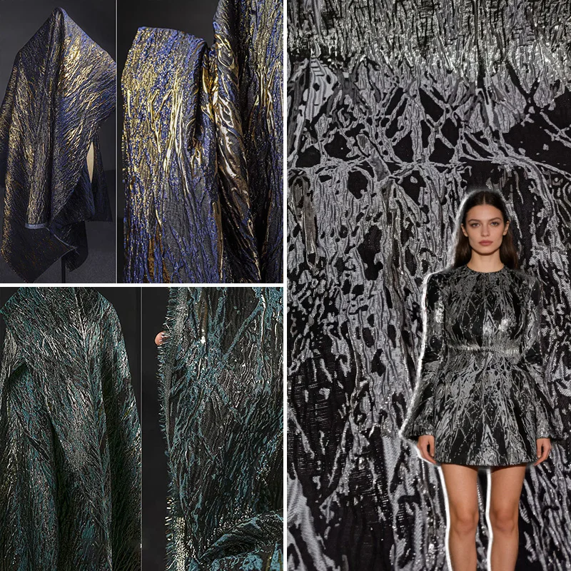 200x140cm Texture Undulating Vein Gilded Jacquard Fabric 3D National Style DIY Coat Jacket Hanfu Clothing Designer Fabric
200x140cm Texture Undulating Vein Gilded Jacquard Fabric 3D National Style DIY Coat Jacket Hanfu Clothing Designer Fabric
