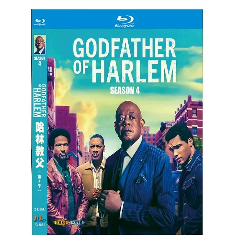 BD Blu-ray High Definition American TV Series The Godfather of Harlem Season 4 The Godfather of Harlem 2 Disc Box
BD Blu-ray High Definition American TV Series The Godfather of Harlem Season 4 The Godfather of Harlem 2 Disc Box