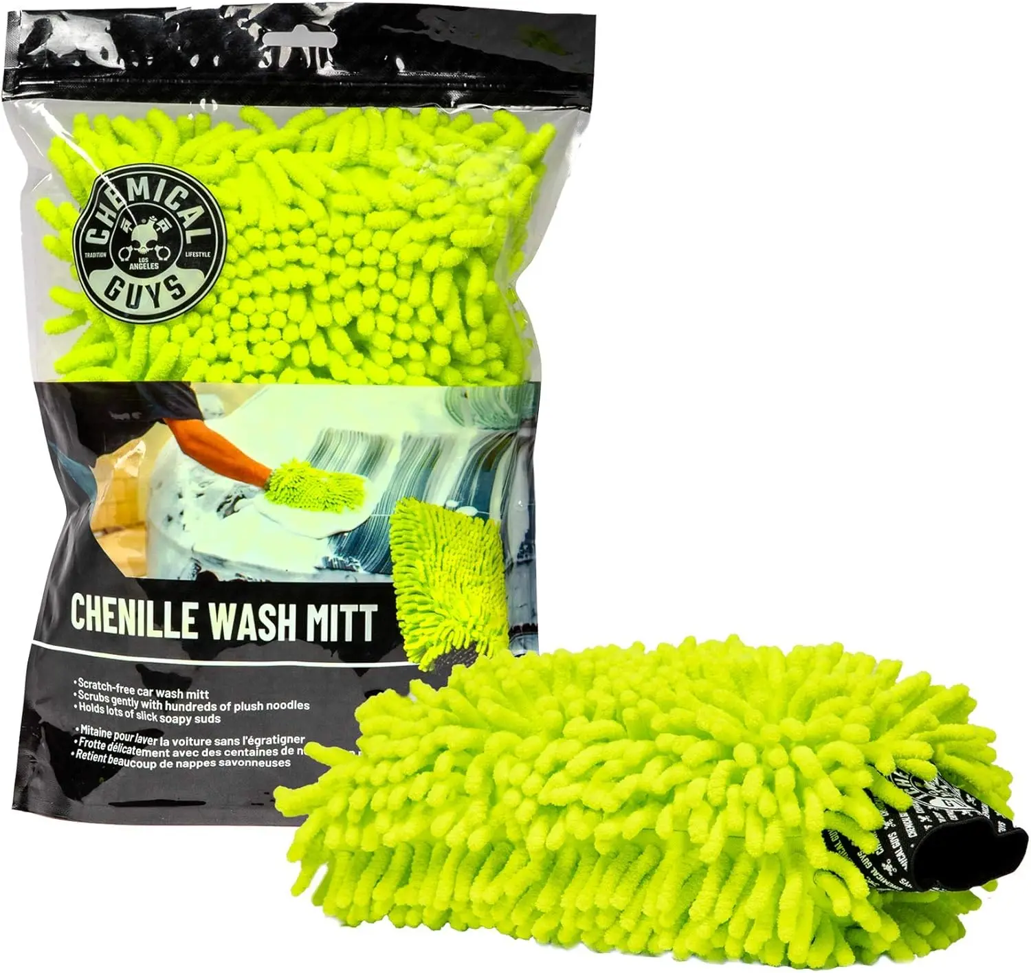 Ultra-Soft Chenille Microfiber Wash Mitt for Scratch-Free Car Washing, Safe for All Paint, Holds Lots of Suds, Machine Washable
Ultra-Soft Chenille Microfiber Wash Mitt for Scratch-Free Car Washing, Safe for All Paint, Holds Lots of Suds, Machine Washable
