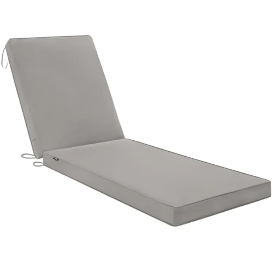 Chaise Lounge Cushions Outdoor 72 x 21 x3 Inch Waterproof and 3-Year Fade Resistant Outdoor Lounge Chair Cushions with Removabl
Chaise Lounge Cushions Outdoor 72 x 21 x3 Inch Waterproof and 3-Year Fade Resistant Outdoor Lounge Chair Cushions with Removabl