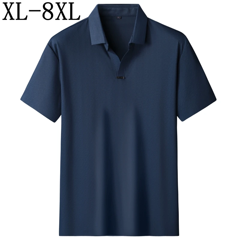 8XL 7XL 6XL 2025 Новые летние элитные крутые рубашки для мужчин Топы Футболки с лацканами Свободная мужская рубашка поло Модный стиль Футболка Homme
8XL 7XL 6XL 2025 Новые летние элитные крутые рубашки для мужчин Топы Футболки с лацканами Свободная мужская рубашка поло Модный стиль Футболка Homme