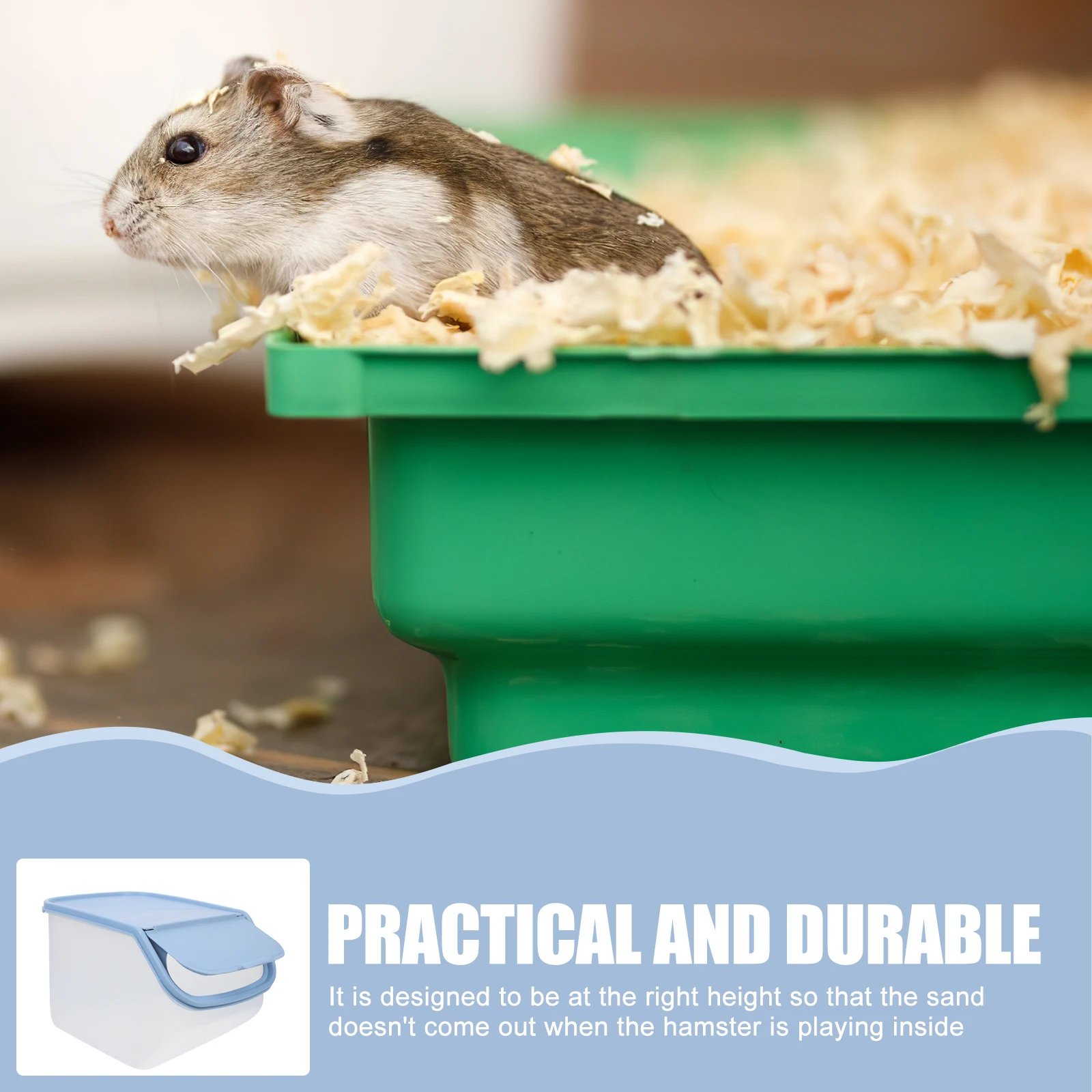 Sturdy Hamster Compact Chinchilla Bathroom Reusable Sand Bath Box For Small Pet Accessories Lightweight Cage Hamster Bathtub
Sturdy Hamster Compact Chinchilla Bathroom Reusable Sand Bath Box For Small Pet Accessories Lightweight Cage Hamster Bathtub
