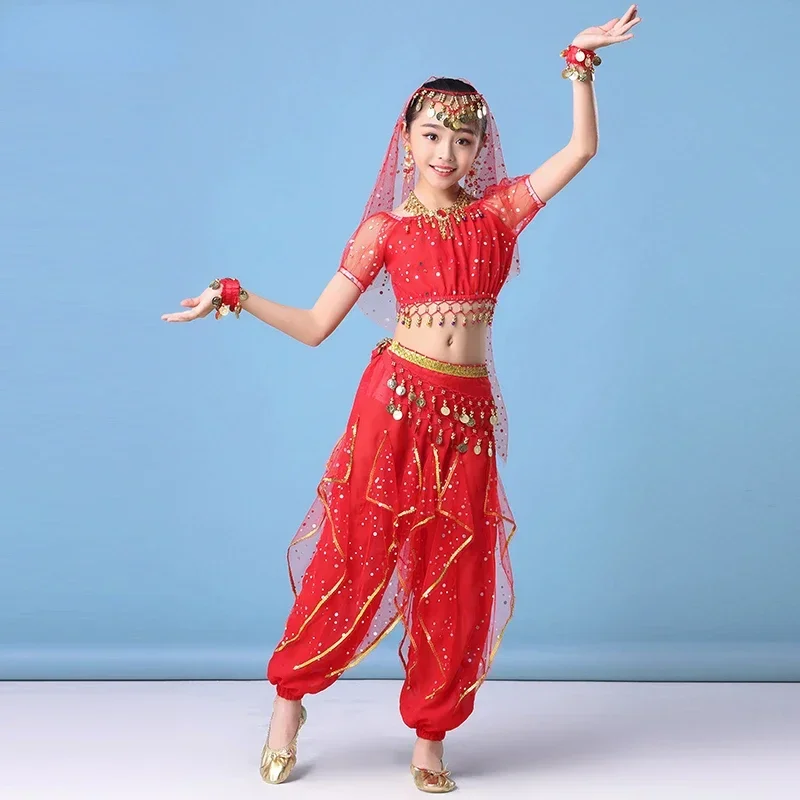 Child Belly Dance Indian Dance Costume Set 3 Color Bollywood Children Outfit Belly Dance Performance Clothes Sets Oriental Dress
Child Belly Dance Indian Dance Costume Set 3 Color Bollywood Children Outfit Belly Dance Performance Clothes Sets Oriental Dress