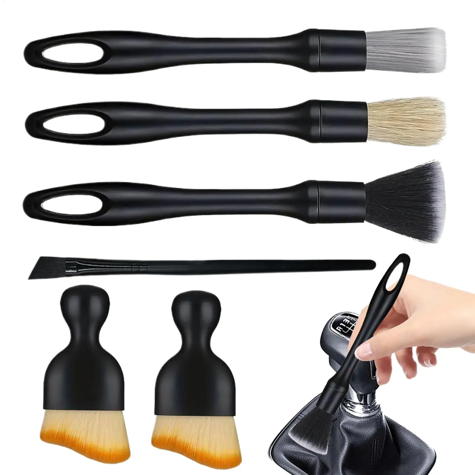 Car Wash Cleaning Brush Set Soft Detachable Cleaner Tool Auto Soft Hair Detailing Brush Set For Beginners Automotive Vehicle
Car Wash Cleaning Brush Set Soft Detachable Cleaner Tool Auto Soft Hair Detailing Brush Set For Beginners Automotive Vehicle