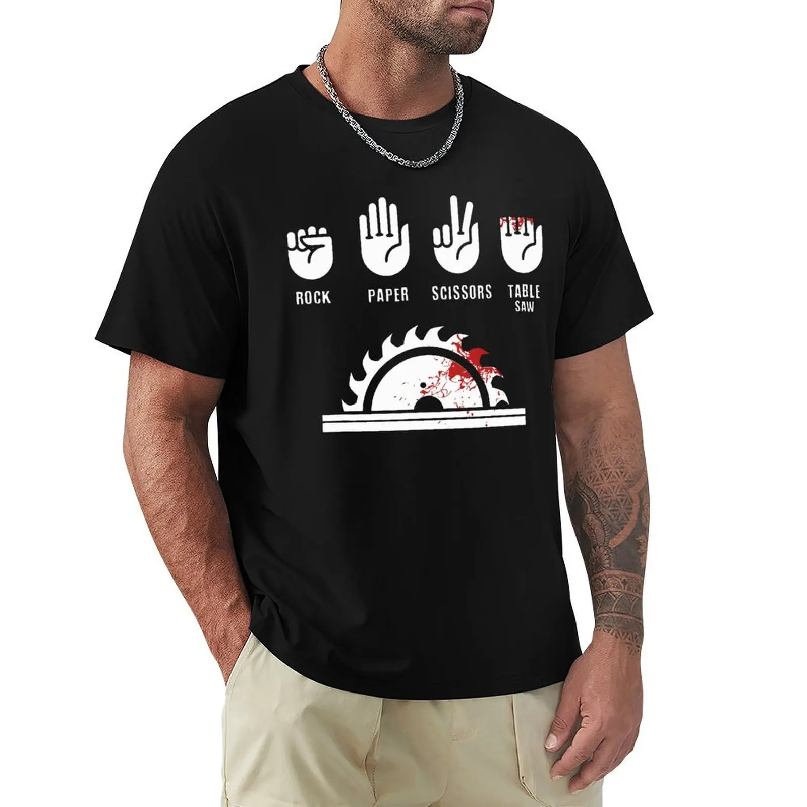 Rock Paper Scissors Table Sawdust T Shirts Graphic Cotton Streetwear Short Sleeve Birthday Gifts Woodworkers Carpenters T-shirt
Rock Paper Scissors Table Sawdust T Shirts Graphic Cotton Streetwear Short Sleeve Birthday Gifts Woodworkers Carpenters T-shirt