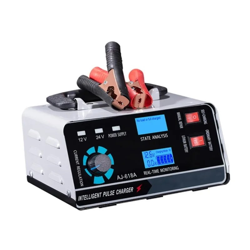 Новое автомобильное зарядное устройство Trickle Smart Pulse Repair для автомобиля, внедорожника, грузовика, лодки, зарядное устройство большой мощности 400 Вт 12 В/24 В
Новое автомобильное зарядное устройство Trickle Smart Pulse Repair для автомобиля, внедорожника, грузовика, лодки, зарядное устройство большой мощности 400 Вт 12 В/24 В