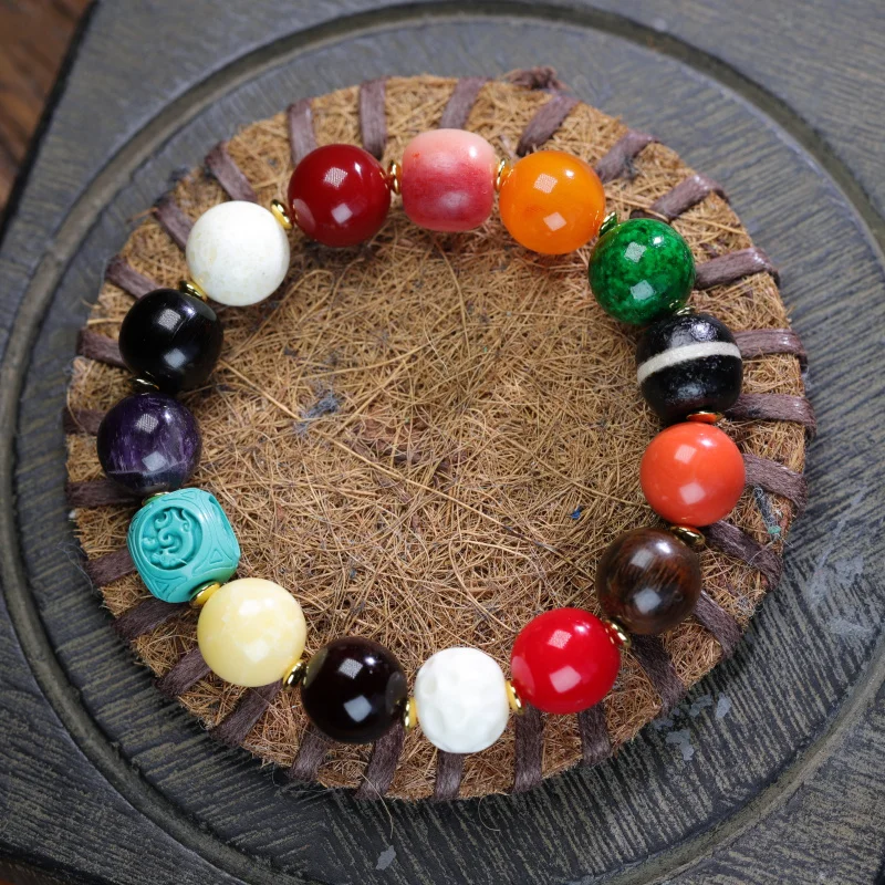 Браслет унисекс с несколькими драгоценными камнями в тибетском стиле, коровья кость, имитация оленячьего рога, с одной петлей
Браслет унисекс с несколькими драгоценными камнями в тибетском стиле, коровья кость, имитация оленячьего рога, с одной петлей