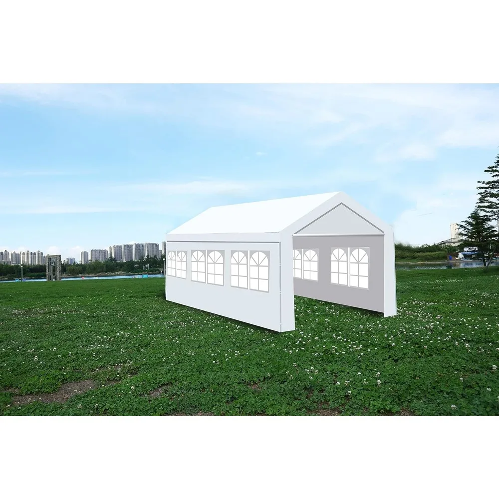 Сверхмощная навесная беседка размером 10 x 20 дюймов, гараж с навесом, автомобильное укрытие с окнами
Сверхмощная навесная беседка размером 10 x 20 дюймов, гараж с навесом, автомобильное укрытие с окнами