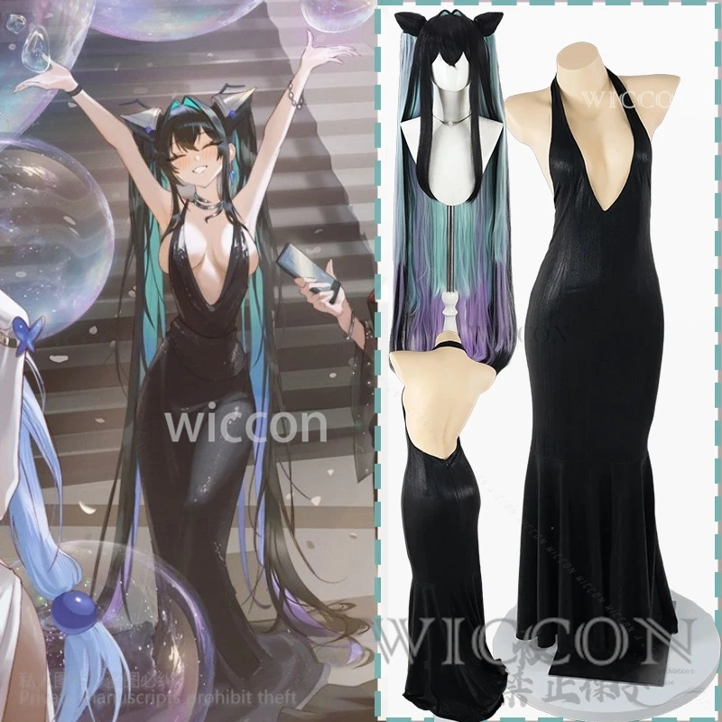 Anime Game Nikke Cosplay Little Mermaiddd 2.5th Anniversary Costume Deep V Halter Backless Sexy Dress Elegant Evening Party Cos
Anime Game Nikke Cosplay Little Mermaiddd 2.5th Anniversary Costume Deep V Halter Backless Sexy Dress Elegant Evening Party Cos