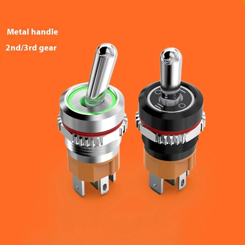 16-миллиметровый кнопочный переключатель, металлическая ручка с медным покрытием, вторая передача, три передачи, светодиодный светильник, можно определять IP65 
16-миллиметровый кнопочный переключатель, металлическая ручка с медным покрытием, вторая передача, три передачи, светодиодный светильник, можно определять IP65