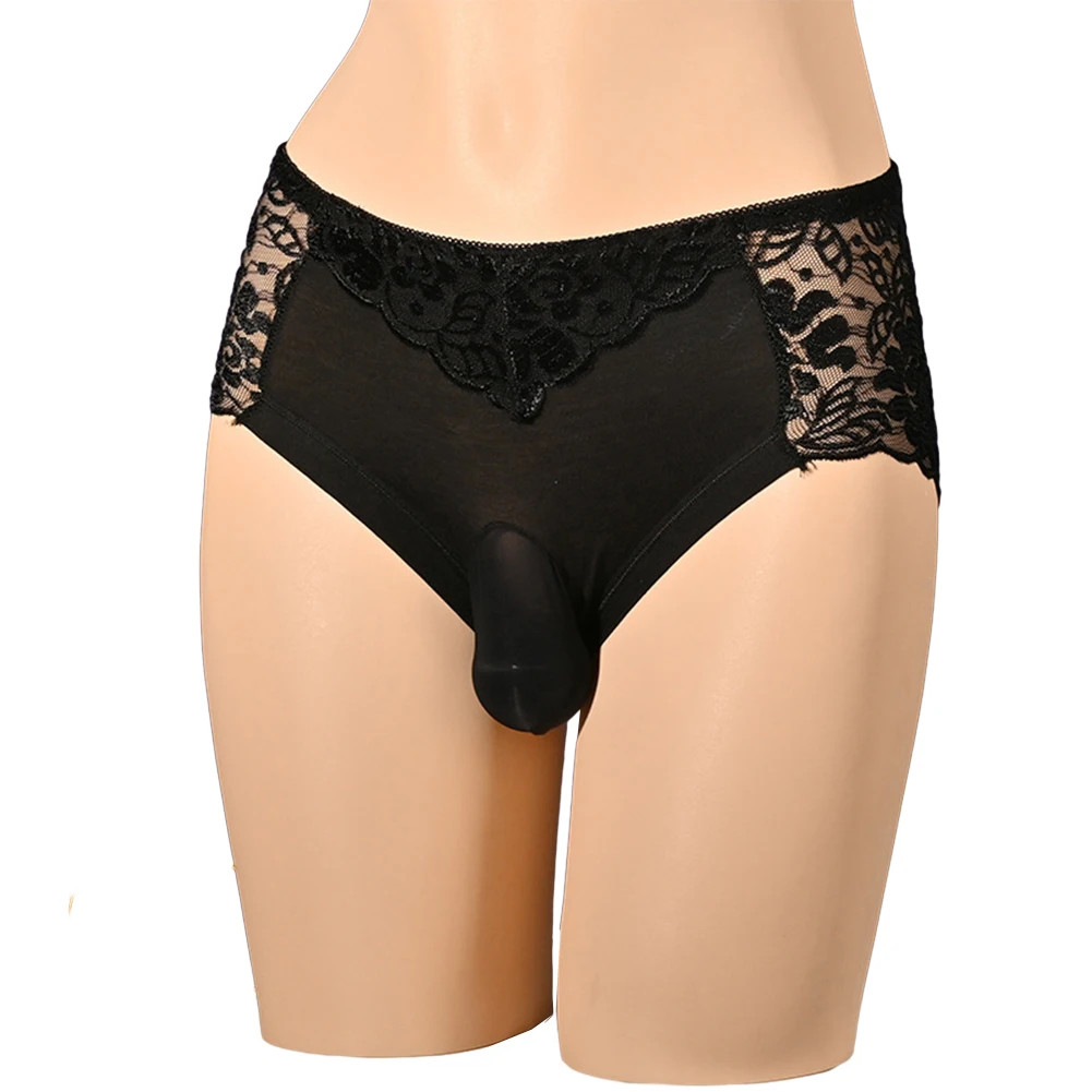 Sexy Men Cock Ball Pouch Panties Sissy Underpants Sheer Lace Perspective Briefs Breathable Erotic Underwear Temptation Lingerie
Sexy Men Cock Ball Pouch Panties Sissy Underpants Sheer Lace Perspective Briefs Breathable Erotic Underwear Temptation Lingerie