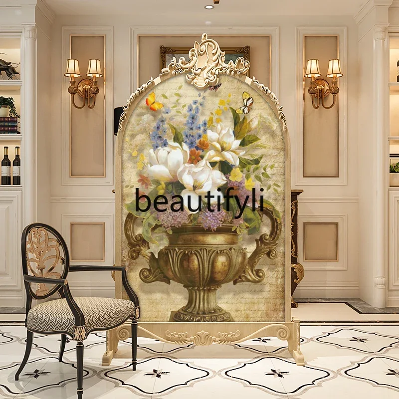 Asmt09European-style carved rich vase screen blocking office hotel lobby partition small apartment living room bedroom seat scre
Asmt09European-style carved rich vase screen blocking office hotel lobby partition small apartment living room bedroom seat scre