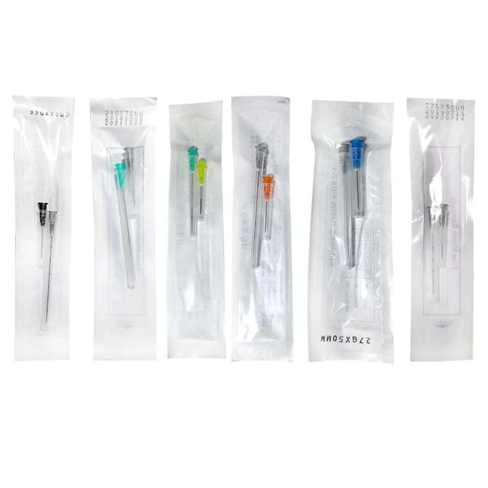 Hyaluronic acid filling agent for injection of 14G 90mm blunt headed microcatheter needles for sterile medical use in South Kore
Hyaluronic acid filling agent for injection of 14G 90mm blunt headed microcatheter needles for sterile medical use in South Kore