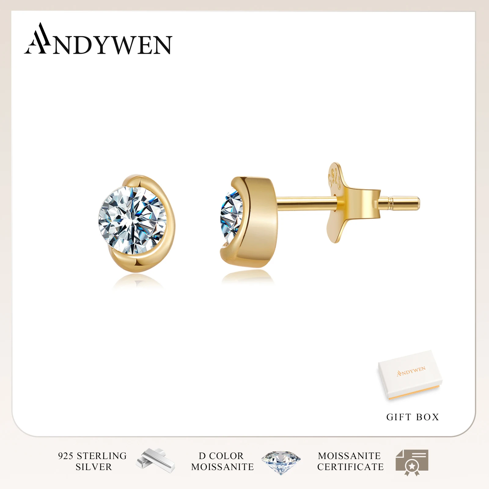 ANDYWEN Women 925 Silver Pear 0.2CTx2 Moissanite D Color VVS1 Stud Earrings Dainty Chic Daily Party 2026 Jewelry Gift
ANDYWEN Women 925 Silver Pear 0.2CTx2 Moissanite D Color VVS1 Stud Earrings Dainty Chic Daily Party 2026 Jewelry Gift