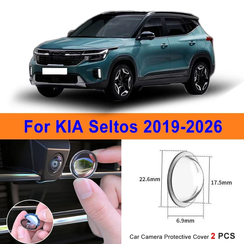 360 Reverse Image Car Camera Cover Anti-Scratch PC Lens Protector Stickers For KIA Seltos 2019-2026 2Pcs
360 Reverse Image Car Camera Cover Anti-Scratch PC Lens Protector Stickers For KIA Seltos 2019-2026 2Pcs