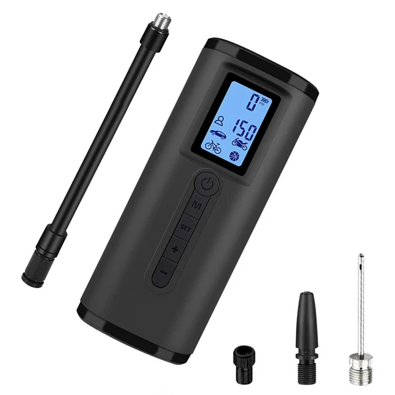 150 PSI Tire Inflator Portable Air Compressor, Digital Display Air Pump With LED Light For Car Bike Motorcycle Balls
150 PSI Tire Inflator Portable Air Compressor, Digital Display Air Pump With LED Light For Car Bike Motorcycle Balls