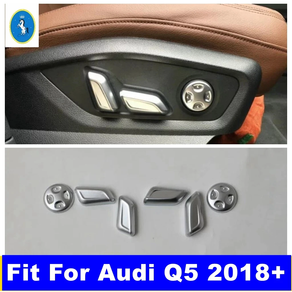 Car Matte Interior Decoration Parts Side Seat Adjustment Memory Button Switch Decoration Cover Trim Fit For Audi Q5 2018 - 2023
Car Matte Interior Decoration Parts Side Seat Adjustment Memory Button Switch Decoration Cover Trim Fit For Audi Q5 2018 - 2023