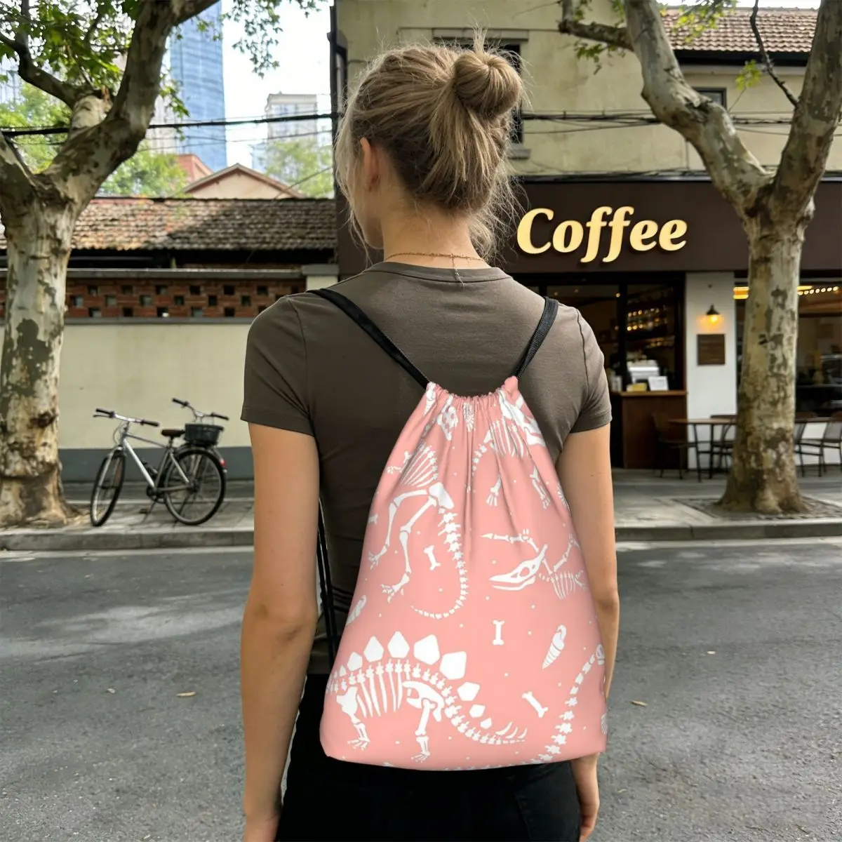Pink Dinosaur Fossils Unearthed Backpacks Multi-function Drawstring Bags Sports Bag Book Bags for Man Woman School
Pink Dinosaur Fossils Unearthed Backpacks Multi-function Drawstring Bags Sports Bag Book Bags for Man Woman School