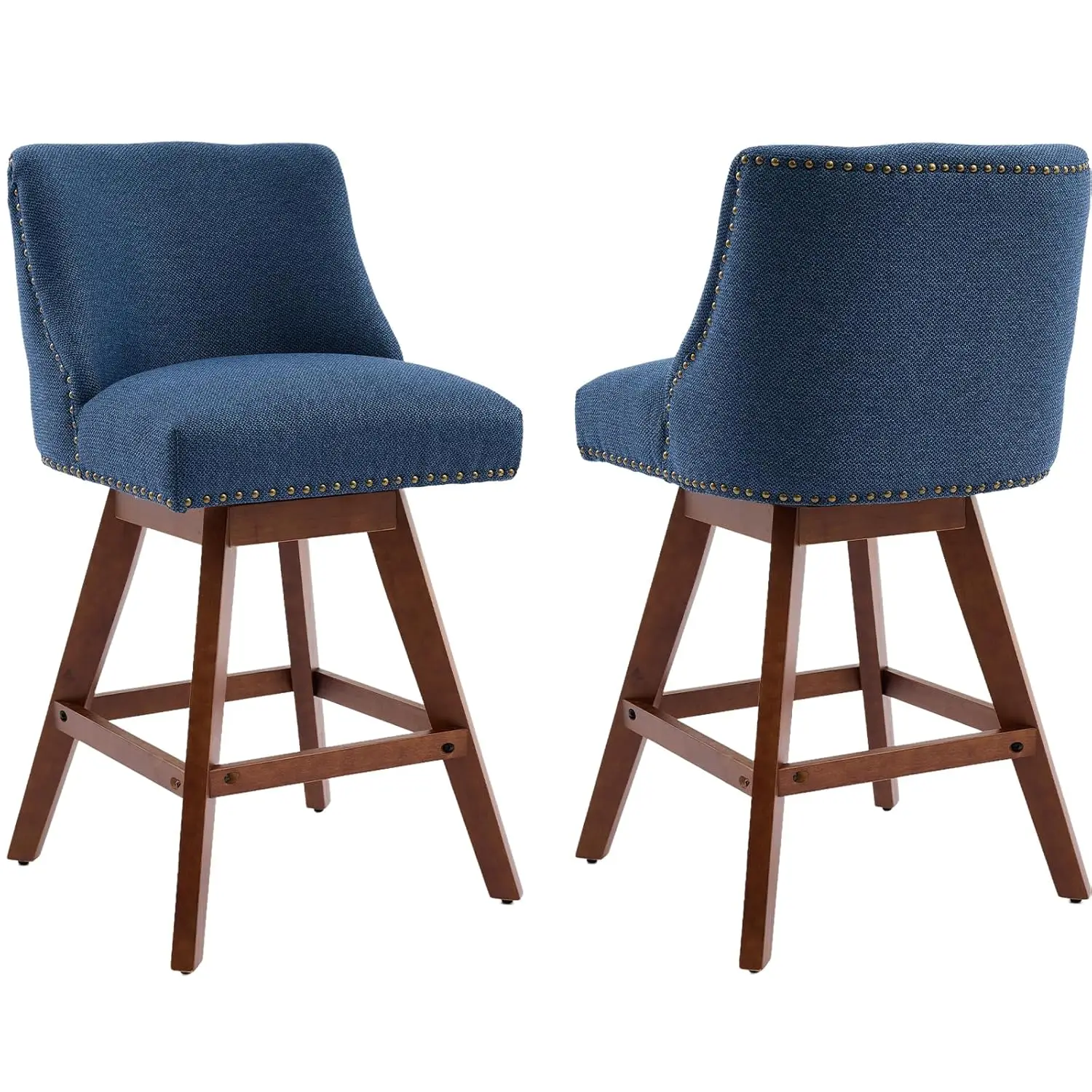 Swivel Counter Height Bar Stools Set of 2, Modern Bar Stools for Kitchen Island, Blue Barstools with Backs, Sillas, Customized
Swivel Counter Height Bar Stools Set of 2, Modern Bar Stools for Kitchen Island, Blue Barstools with Backs, Sillas, Customized