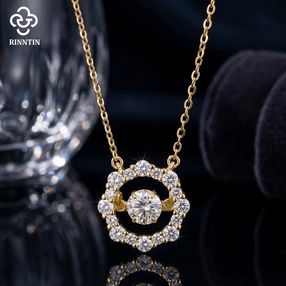 Rinntin Moissanite Diamond Pendant Brilliant 925 Sterling Silver Chain Necklace Party Choker Fine Jewelry Accessories MON19
Rinntin Moissanite Diamond Pendant Brilliant 925 Sterling Silver Chain Necklace Party Choker Fine Jewelry Accessories MON19