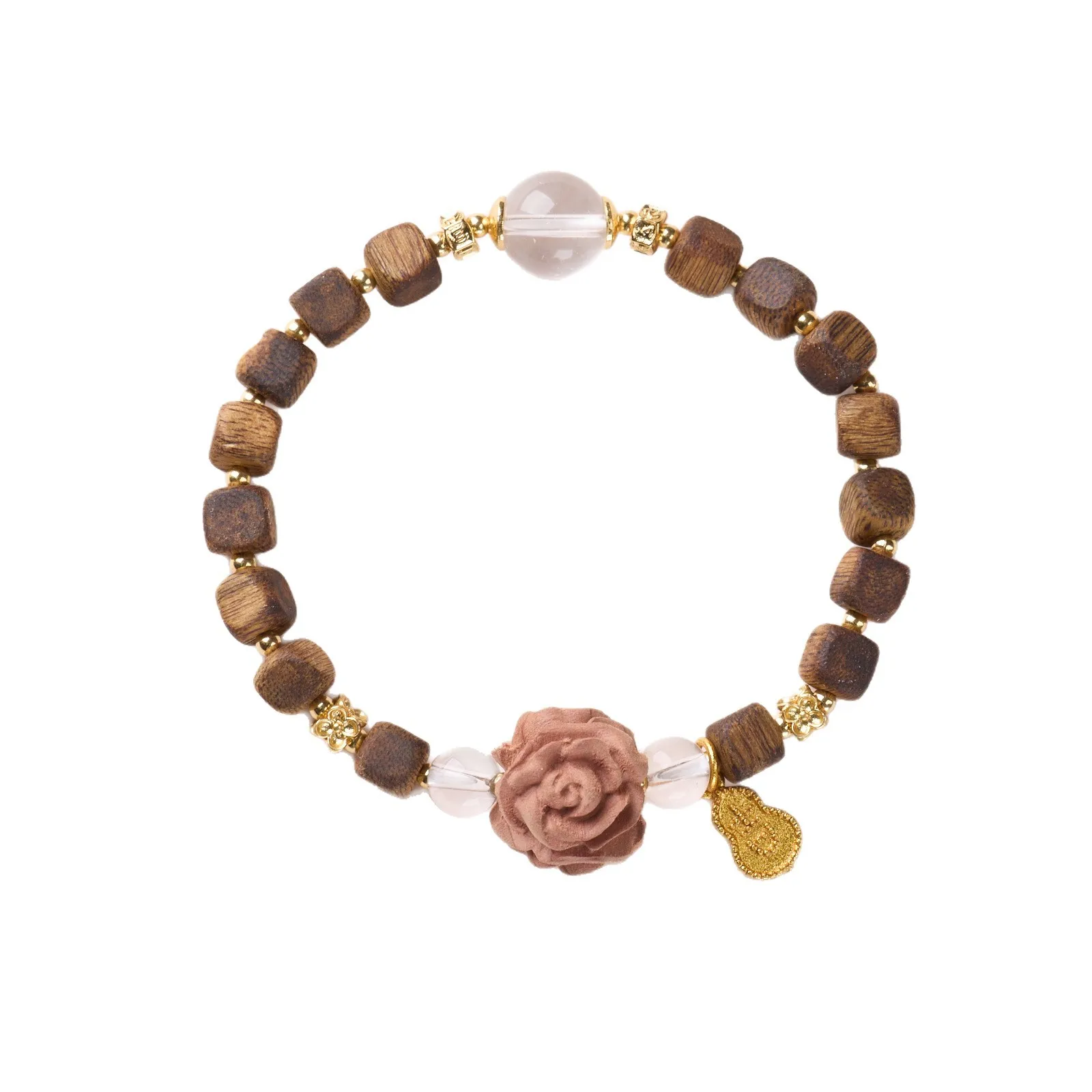 Agarwood Cube Clear Crystal Blood Cypress Rose Blessing Beaded Bracelet for Women Prayer Lucky Meditation Jewelry Gifts
Agarwood Cube Clear Crystal Blood Cypress Rose Blessing Beaded Bracelet for Women Prayer Lucky Meditation Jewelry Gifts