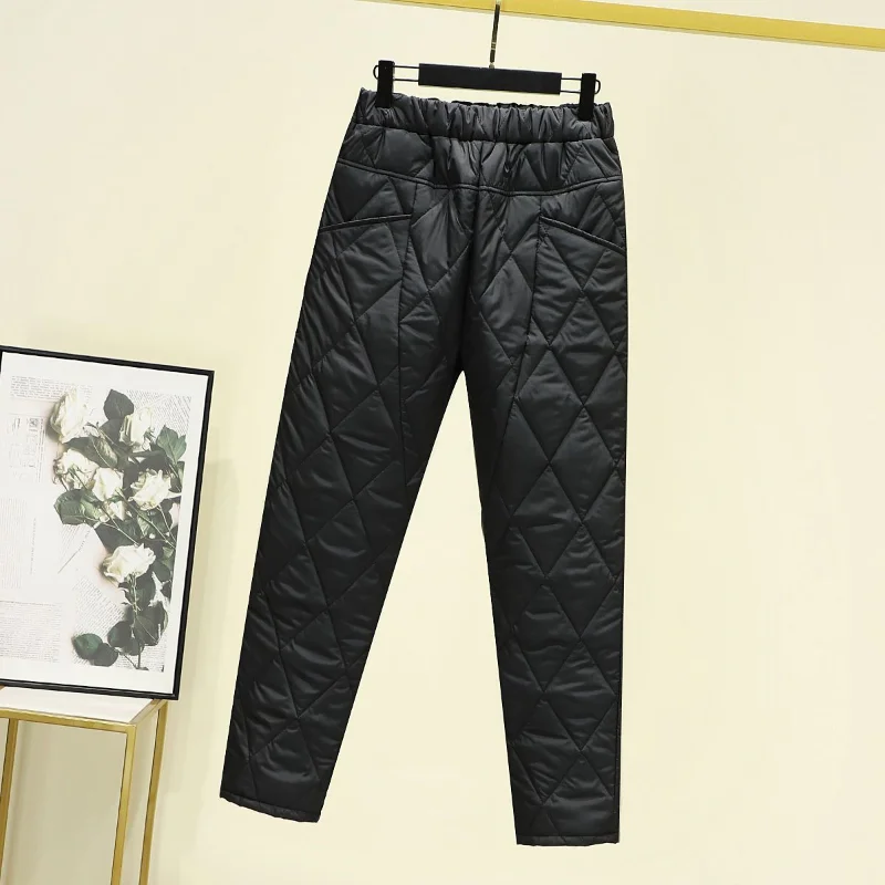Thickened Harlan Warm Pants Outerwear Lightweight Winter Large Size down Simulation Cotton Pants with Big Pockets Women's Fas...
Thickened Harlan Warm Pants Outerwear Lightweight Winter Large Size down Simulation Cotton Pants with Big Pockets Women's Fas...