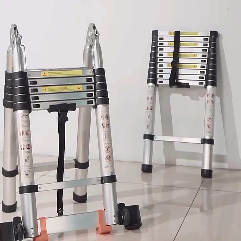 Portable Telescopic extension Ladder Industrial Straight Ladder Thickened Aluminum Foldable Telescopic Stable Optional 2.3m 3.9m
Portable Telescopic extension Ladder Industrial Straight Ladder Thickened Aluminum Foldable Telescopic Stable Optional 2.3m 3.9m