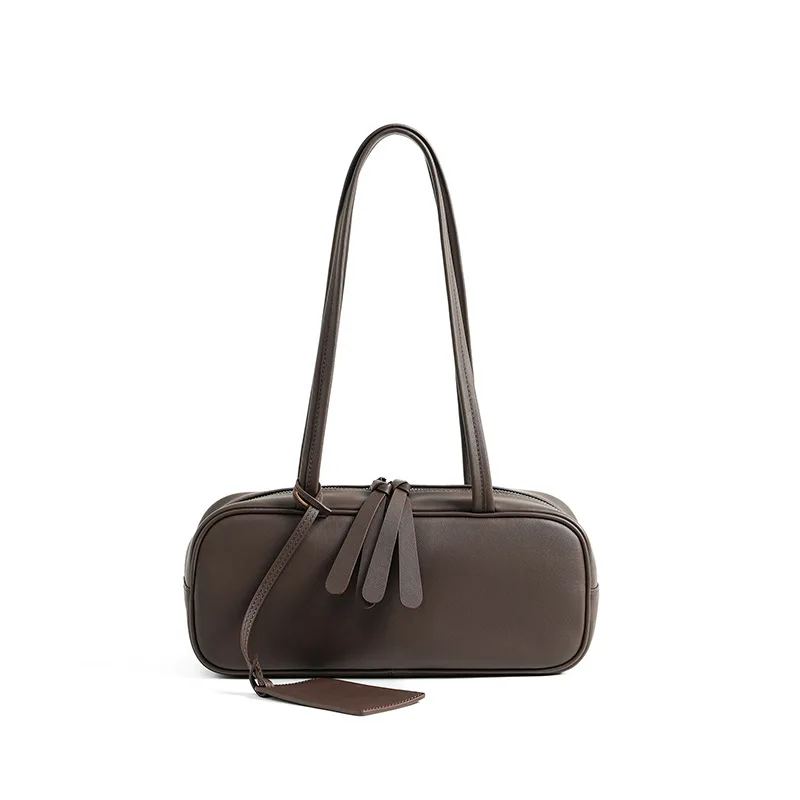 Top-Grain Cowhide Boston Bowling Bag New Style Underarm Commuter Tote for Women Premium Leather Shoulder Bag
Top-Grain Cowhide Boston Bowling Bag New Style Underarm Commuter Tote for Women Premium Leather Shoulder Bag