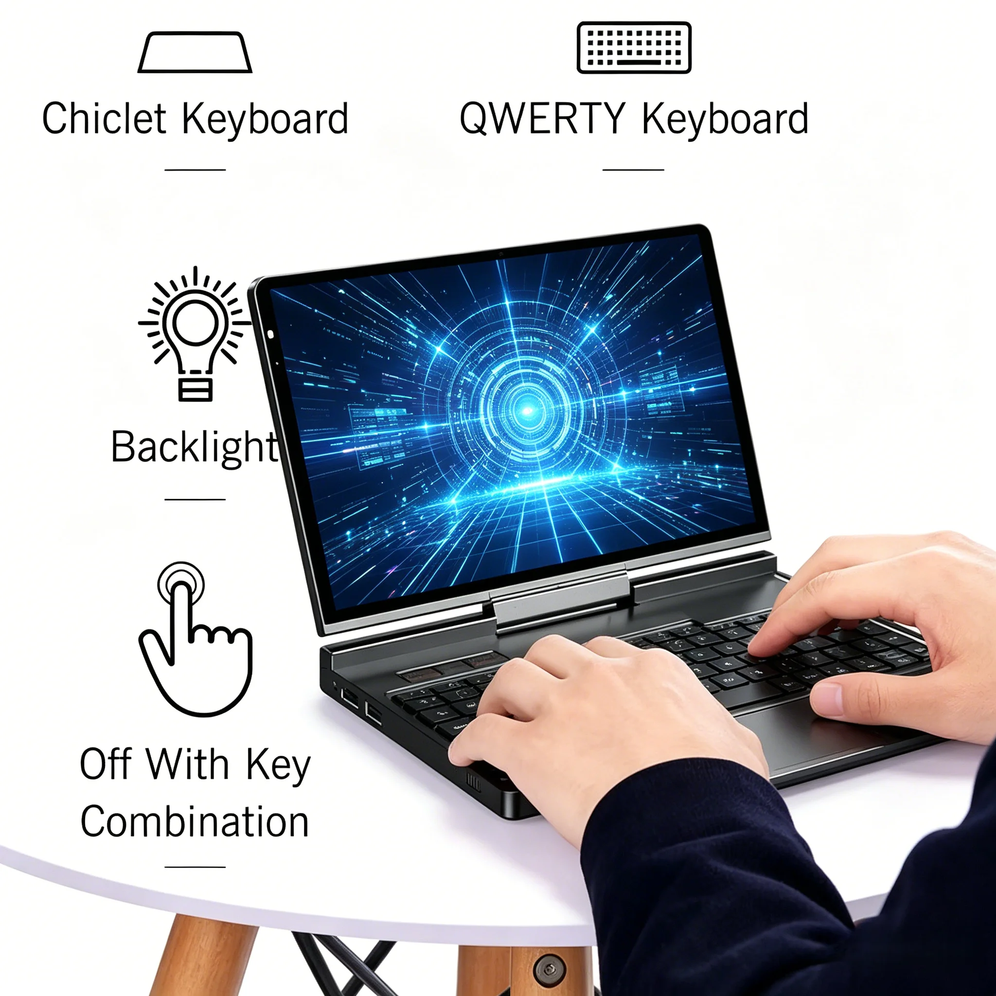 GPD Pocket 4 2026 8.8 Inch Mini Laptop AMD AI 9 HX 370 64GB RAM 2TB NVMe 180° Flip Portable Business PC for Travel And Work
GPD Pocket 4 2026 8.8 Inch Mini Laptop AMD AI 9 HX 370 64GB RAM 2TB NVMe 180° Flip Portable Business PC for Travel And Work