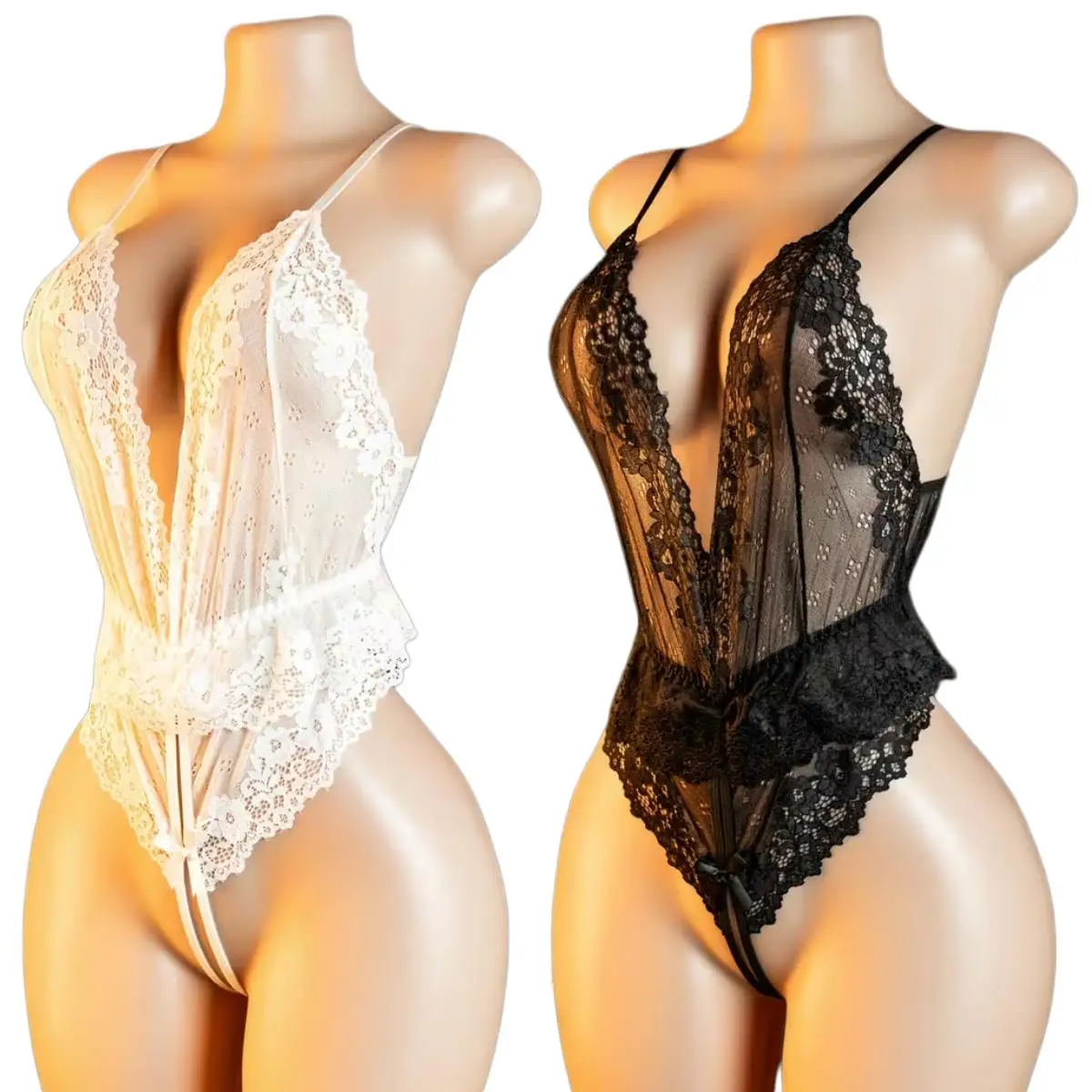 Porno Nightwear Woman's Sexy suspenders Lingerie V-neck Halter Lace One-piece Dress Thong Women's Crotchless Underwear Bodysuit
Porno Nightwear Woman's Sexy suspenders Lingerie V-neck Halter Lace One-piece Dress Thong Women's Crotchless Underwear Bodysuit