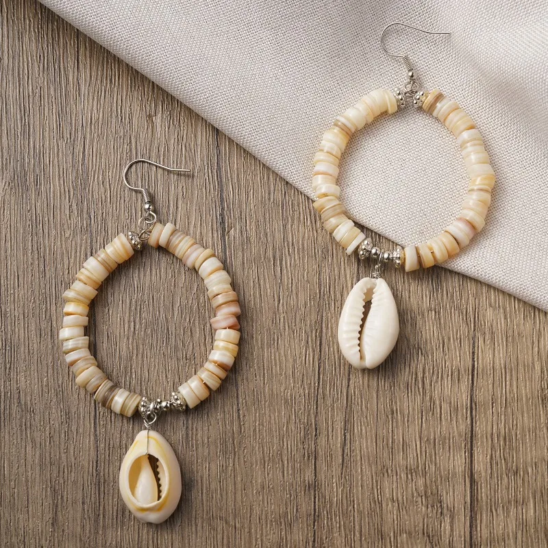 Bohemian Vacation Wind Seaside Beach Travel Souvenir Natural Shell Beaded Earrings Gift
Bohemian Vacation Wind Seaside Beach Travel Souvenir Natural Shell Beaded Earrings Gift