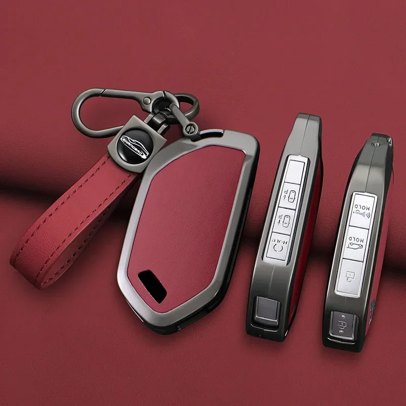 Zinc Alloy Leather Car Remote Key Case Cover Holder Shell For Hyundai Ionic 6 Grandeur GN7 Kona Ev New Grand Prix Accessories
Zinc Alloy Leather Car Remote Key Case Cover Holder Shell For Hyundai Ionic 6 Grandeur GN7 Kona Ev New Grand Prix Accessories