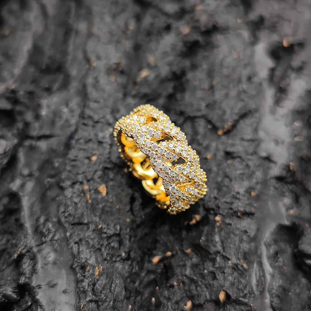 Luxury 24K 9999 Pure Gold real gold Hip Hop 10mm Cuban Ring Full Diamond Men's Ring
Luxury 24K 9999 Pure Gold real gold Hip Hop 10mm Cuban Ring Full Diamond Men's Ring