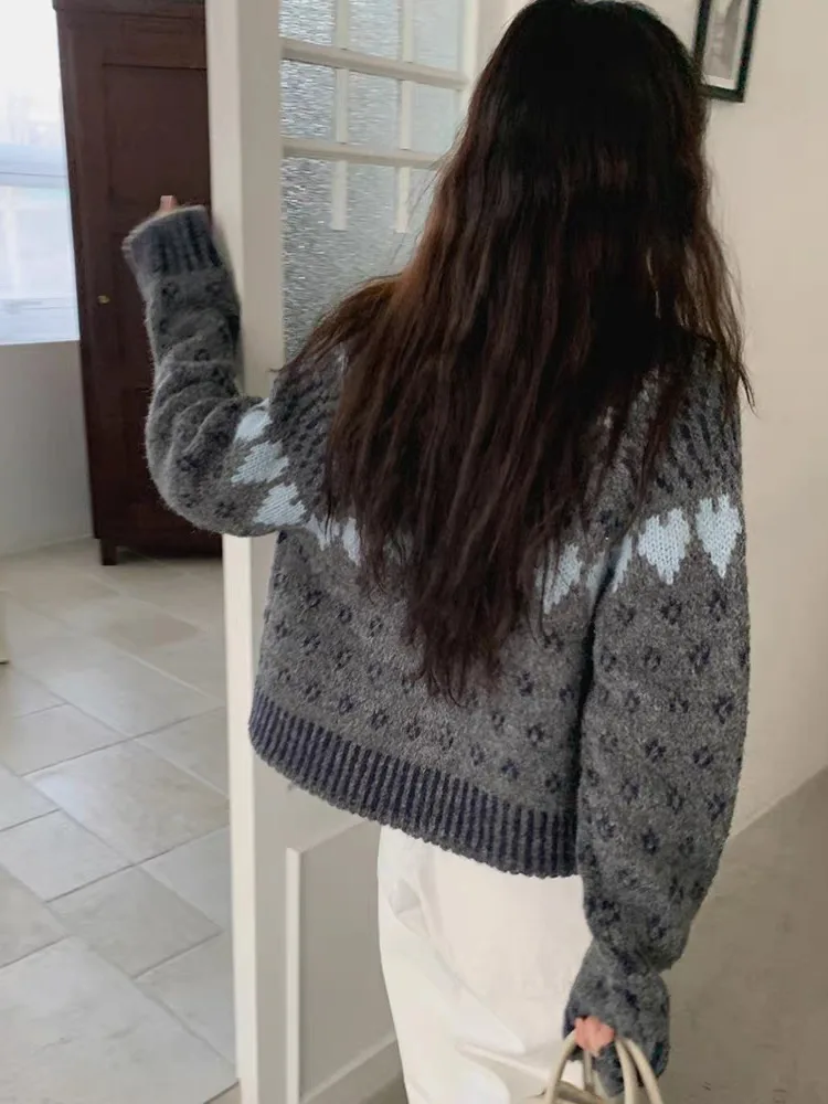 Thiened Long Sve вязаный кардиган женский круглый Ne осень-зима теплое возрастное пальто с узором «Любовь» Fair Isle
Thiened Long Sve вязаный кардиган женский круглый Ne осень-зима теплое возрастное пальто с узором «Любовь» Fair Isle