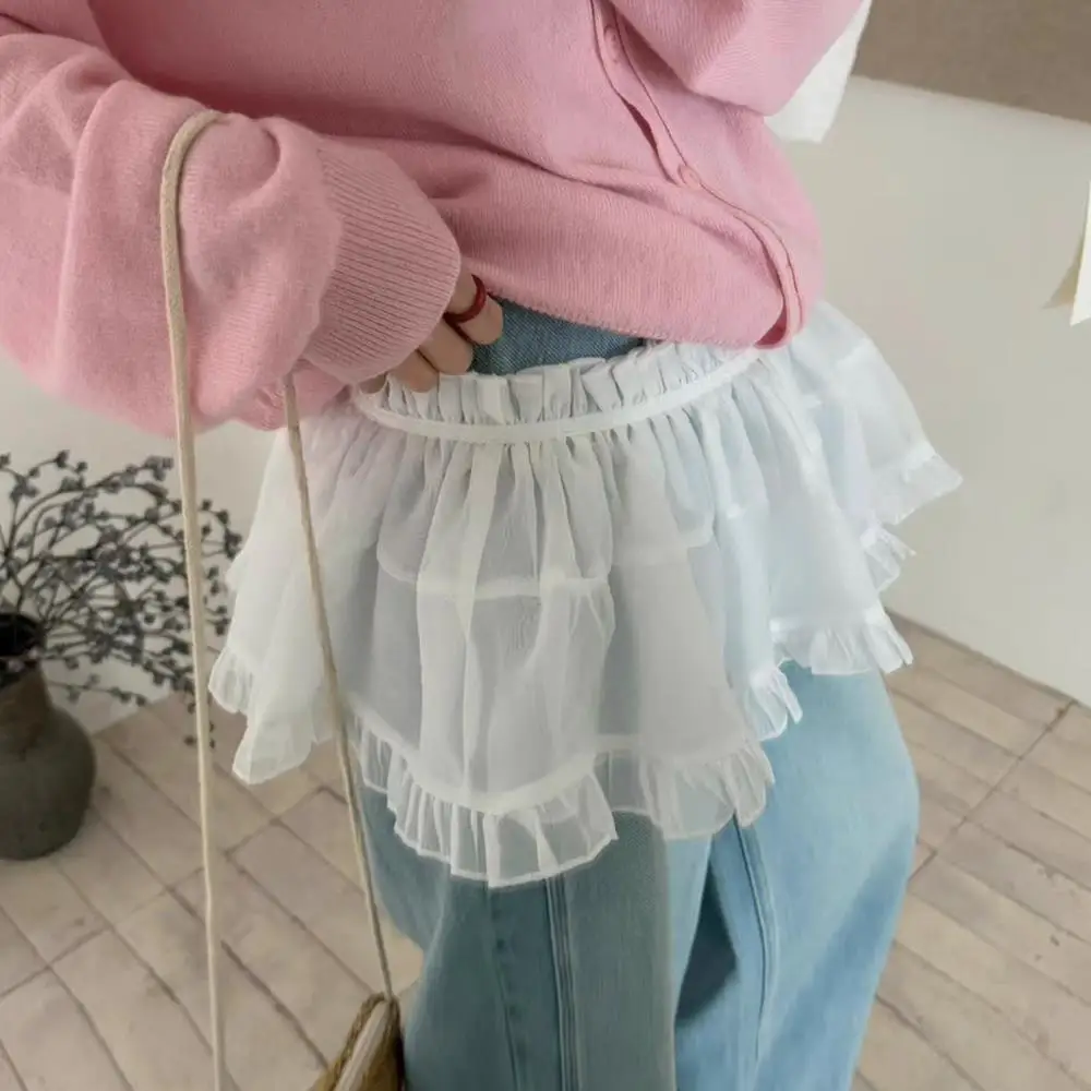 Lace Up Miniskirt Women Summer Skirt Japanese Vintage White Short Fart Curtain Skirts French Flounce Trim Cute Waist Decoration
Lace Up Miniskirt Women Summer Skirt Japanese Vintage White Short Fart Curtain Skirts French Flounce Trim Cute Waist Decoration