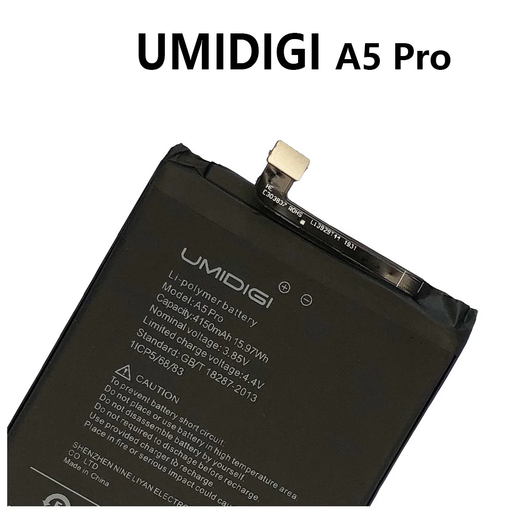 Brand new New Original Battery For UMI Umidigi A5 Pro A5Pro 4150mAh High Quality Phone Battery Bateria Batteries In Stock
Brand new New Original Battery For UMI Umidigi A5 Pro A5Pro 4150mAh High Quality Phone Battery Bateria Batteries In Stock