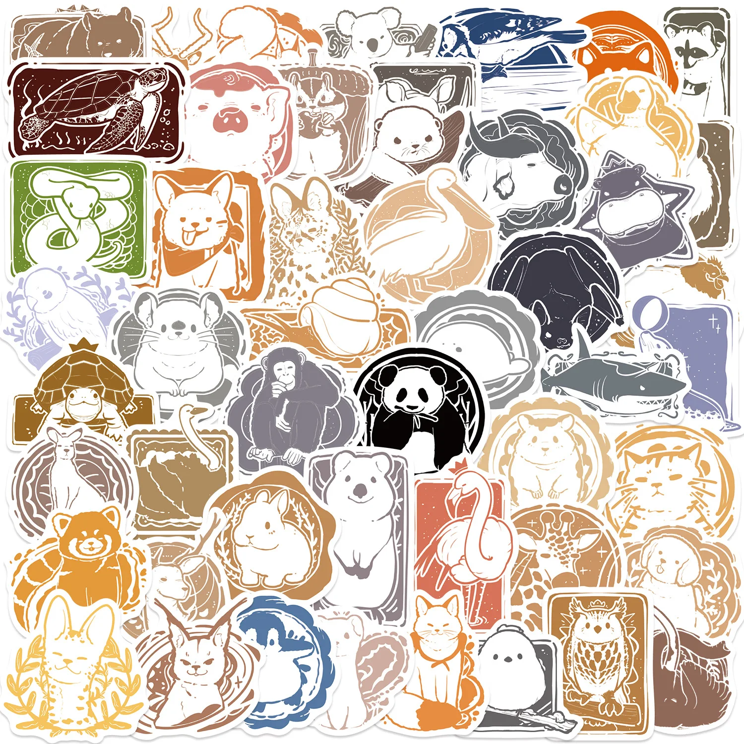 50PCS Cartoon Animal Stickers Creative Decoration Mobile Phone Case Notebook Water Cup Waterproof Graffiti Skateboard Toys Gifts
50PCS Cartoon Animal Stickers Creative Decoration Mobile Phone Case Notebook Water Cup Waterproof Graffiti Skateboard Toys Gifts