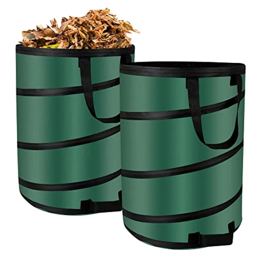 Pop Up Trash Can Collapsible Trash Can 600D Waterproof Oxford Cloth Foldable Camping Recycling Bin 2-Pack-30Gallons
Pop Up Trash Can Collapsible Trash Can 600D Waterproof Oxford Cloth Foldable Camping Recycling Bin 2-Pack-30Gallons