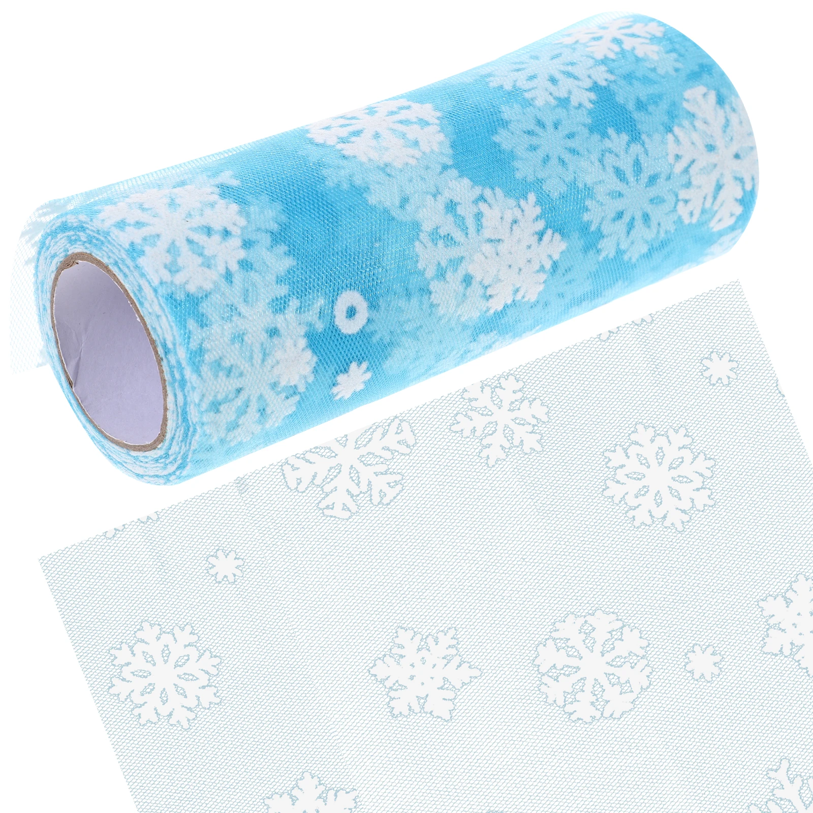 Snowflake Tulle Rolls 15cm White Gauze Ribbon for DIY Craft Gift Wrapping Decorations Christmas Party Favor Accessories
Snowflake Tulle Rolls 15cm White Gauze Ribbon for DIY Craft Gift Wrapping Decorations Christmas Party Favor Accessories