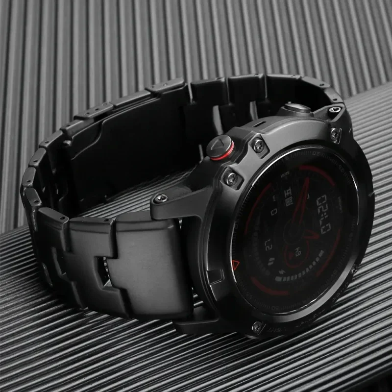 Титановый ремешок Quickfit 26 мм 22 мм для Garmin Fenix 6/6X/6XPro/7/7X/5/5X/5XPlus/3, металлический ремешок для часов Forerunner 945 935
Титановый ремешок Quickfit 26 мм 22 мм для Garmin Fenix 6/6X/6XPro/7/7X/5/5X/5XPlus/3, металлический ремешок для часов Forerunner 945 935