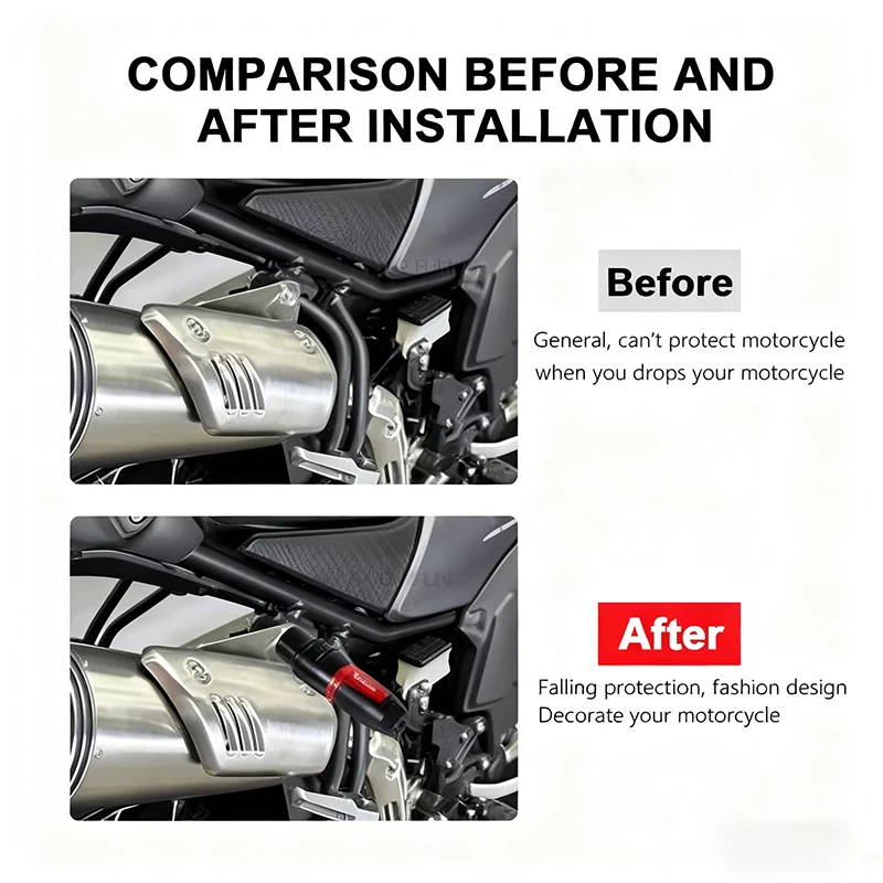 For Motorcycle Accessories BMW S1000RR S 1000 RR S1000R 2010-2025 CNC Exhaust Pipe Crash Bar Guard Exhaust Pipe Anti-Falling Bar
For Motorcycle Accessories BMW S1000RR S 1000 RR S1000R 2010-2025 CNC Exhaust Pipe Crash Bar Guard Exhaust Pipe Anti-Falling Bar