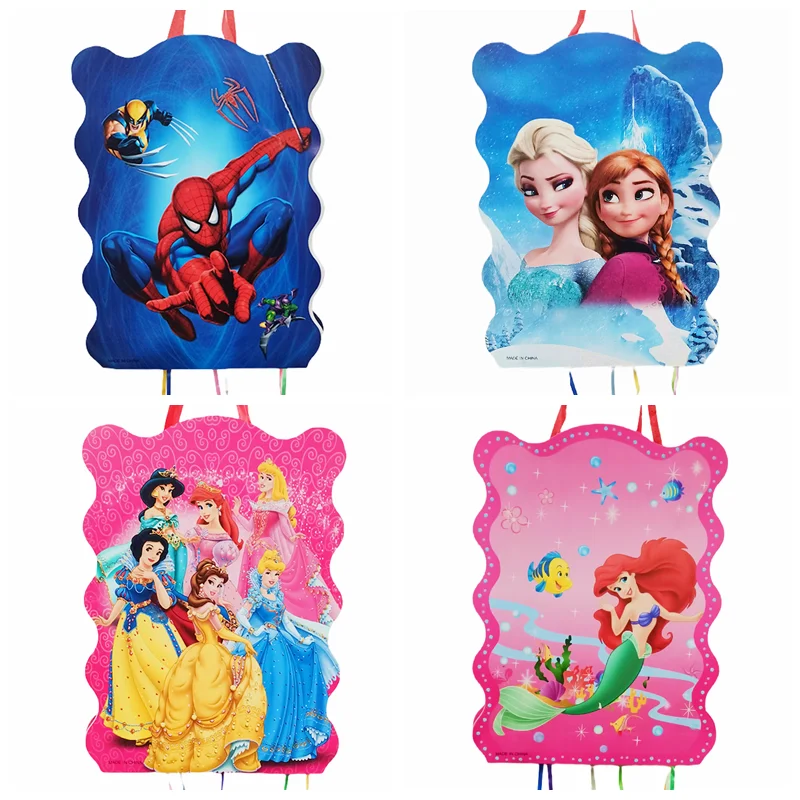 1pcs/lot Disney Princess Frozen Spiderman Little Mermaid Theme Boys Girls Kids Favor Happy Birthday Party Decorations DIY Pinata
1pcs/lot Disney Princess Frozen Spiderman Little Mermaid Theme Boys Girls Kids Favor Happy Birthday Party Decorations DIY Pinata