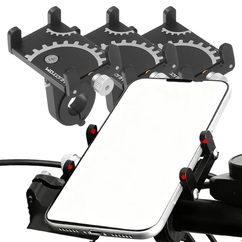 Держатель для телефона, алюминиевый сплав, универсальный мобильный телефон, GPS, подставка для мотоцикла, кронштейн для руля велосипеда, противоскользящий зажим
Держатель для телефона, алюминиевый сплав, универсальный мобильный телефон, GPS, подставка для мотоцикла, кронштейн для руля велосипеда, противоскользящий зажим