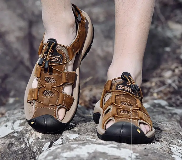 Men's Summer Sandals Breathable Casual Beach Shoes Luxury Non-Slip Wading Slippers with Wide Comfortable Liner
Men's Summer Sandals Breathable Casual Beach Shoes Luxury Non-Slip Wading Slippers with Wide Comfortable Liner
