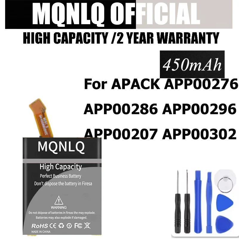 High Capacity Bateria For Apack For Fossil Gen 5 /Fossil Julianna HR FTW6035 APP00276 APP00286 APP00296 APP00207 APP00302
High Capacity Bateria For Apack For Fossil Gen 5 /Fossil Julianna HR FTW6035 APP00276 APP00286 APP00296 APP00207 APP00302