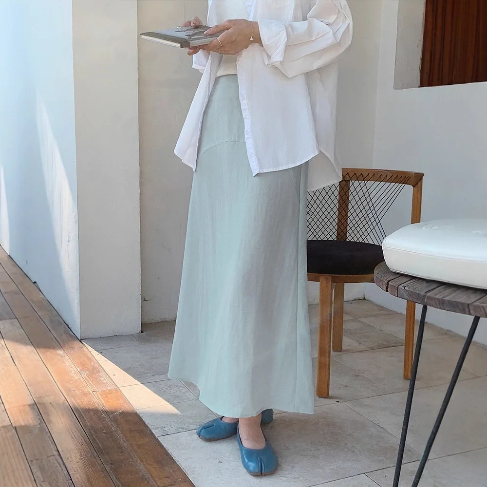 2026 New Style High-waisted Temperament High-end Pear-shaped Figure Covering The Crotch and Slimming Mid-length Skirt
2026 New Style High-waisted Temperament High-end Pear-shaped Figure Covering The Crotch and Slimming Mid-length Skirt