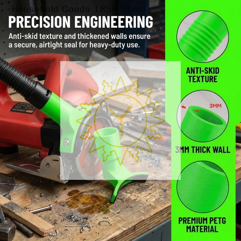 Double Port Dust Extractor Adapter for Angle Grinder Heavy Duty Vacuum Collector Great for Grinding and Cutting Tile
Double Port Dust Extractor Adapter for Angle Grinder Heavy Duty Vacuum Collector Great for Grinding and Cutting Tile