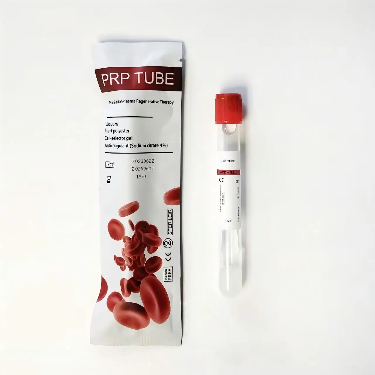 Вакуумная пробирка для забора крови PRP TUBE с ACD+гелем, ACD+гелем+биотином, ACD+гелем+биотином+биотином
Вакуумная пробирка для забора крови PRP TUBE с ACD+гелем, ACD+гелем+биотином, ACD+гелем+биотином+биотином